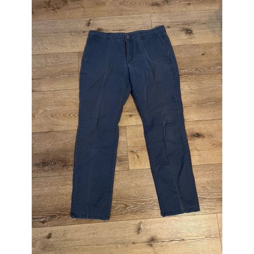 Bonobos Mens Blue Chino Business Work Wear Pants 35 x 32